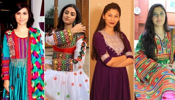 Afghan women are sharing photos of dresses to protest the Taliban’s black hijab mandate Afghan women are sharing photos of dresses to protest the Taliban’s black hijab mandate