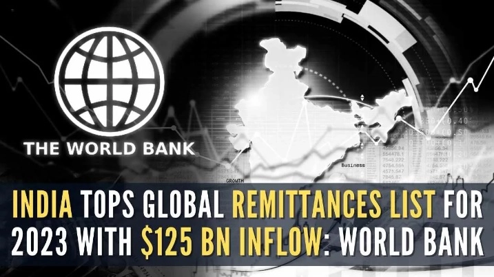 India’s diaspora powerhouse: Leading the 2023 global remittance list with a record $125 Billion India’s diaspora powerhouse: Leading the 2023 global remittance list with a record $125 Billion
